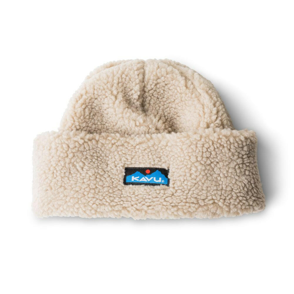 KAVU Fur Ball Beanie 羊羔絨毛帽 白粉筆