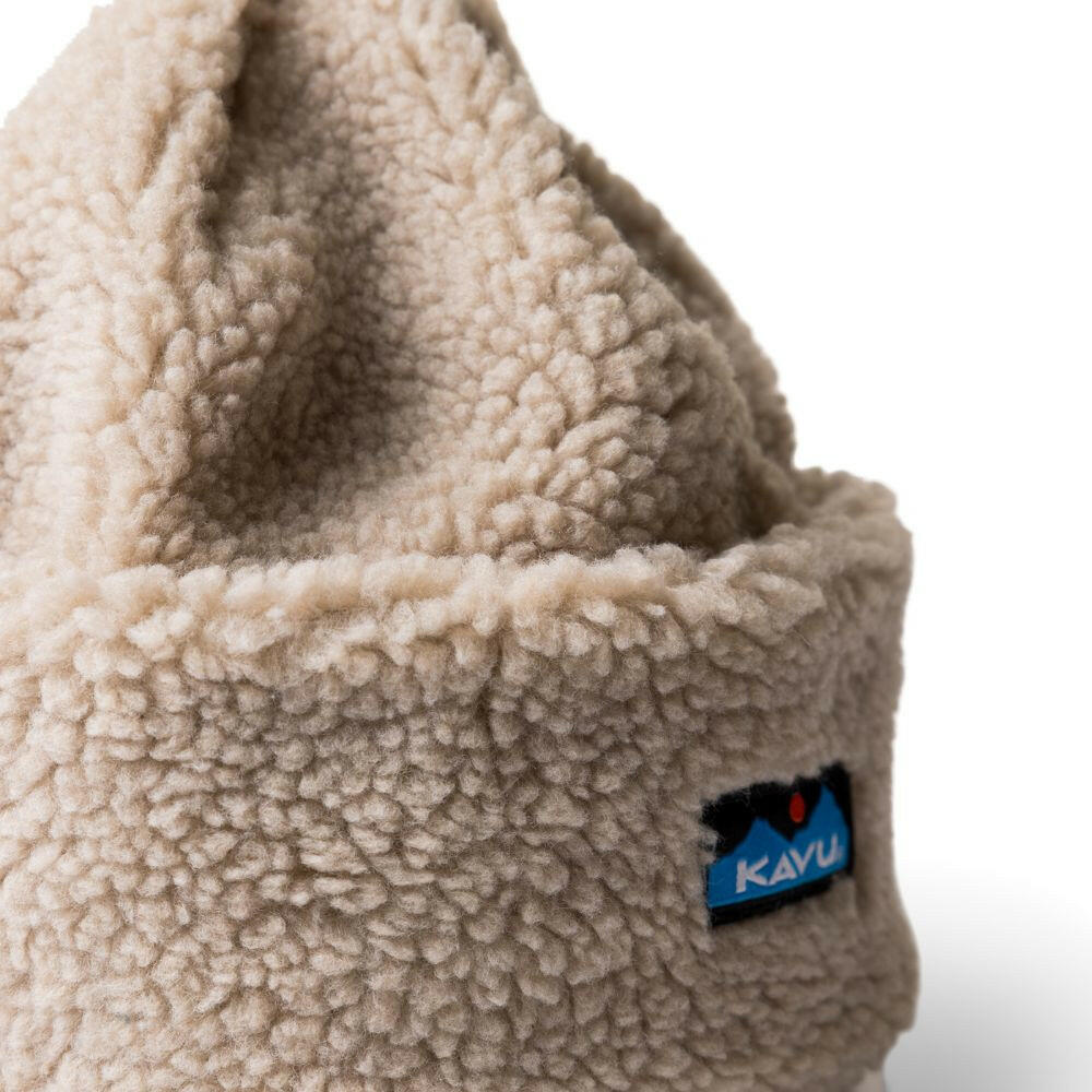 KAVU Fur Ball Beanie 羊羔絨毛帽 白粉筆