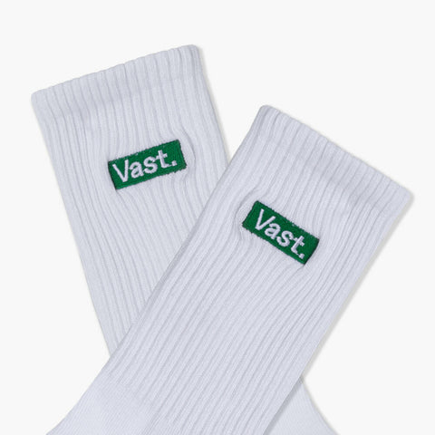 VAST Mint  Box Logo 復古中筒襪