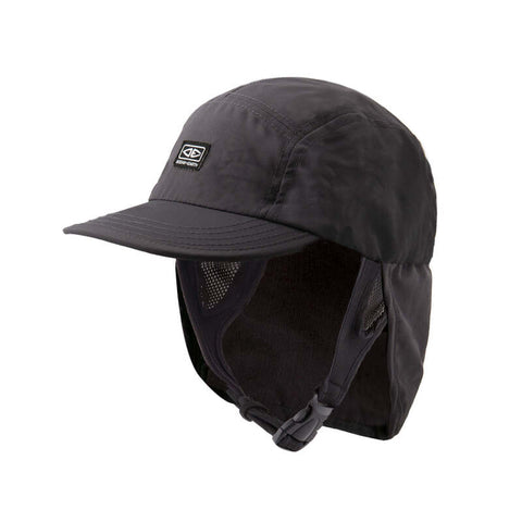 OCEAN EARTH Indo 5 Panel Legionnaire Surf Cap衝浪帽 - 黑