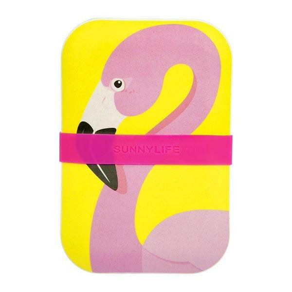 SUNNYLIFE Eco Lunch Box Flamingo SS18 紅鶴野餐盒