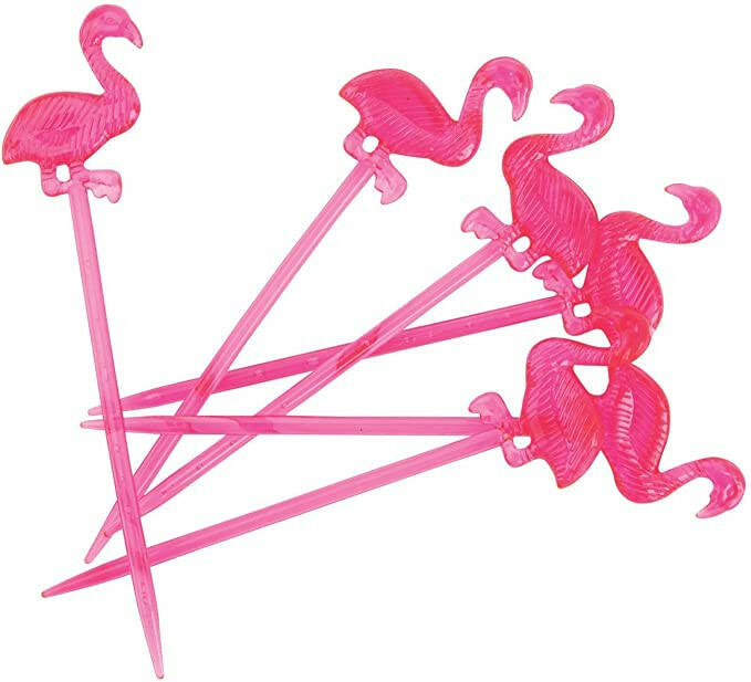 SUNNYLIFE FLAMINGO COCKTAIL FORKS