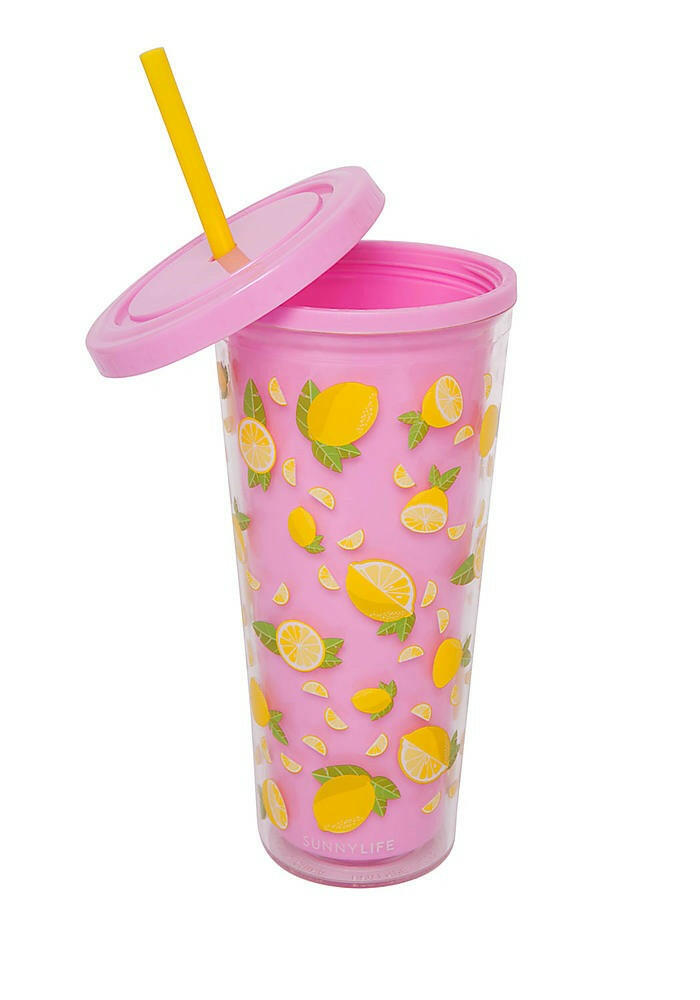 SUNNYLIFE LEMON TUMBLER