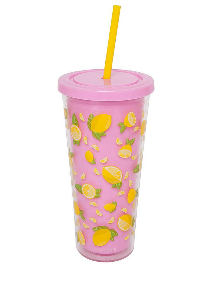 SUNNYLIFE LEMON TUMBLER